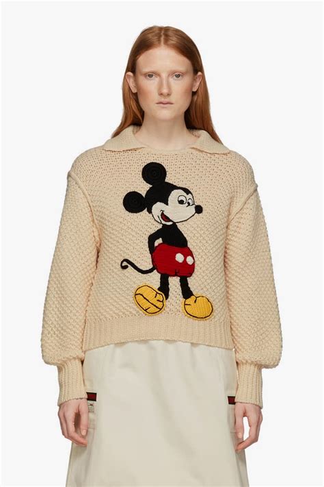 gucci mickey mouse sweater green|Gucci backpack Mickey Mouse.